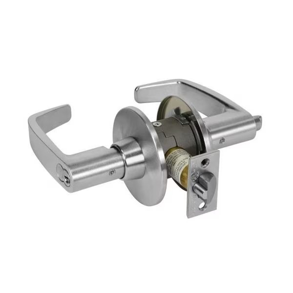 Entry Tubular Bored Lock Grade 1 with L Lever and L Rose with ASA Strike and Large Format IC Prep Le, Sargent, Mfr#: 286011G24LL26D